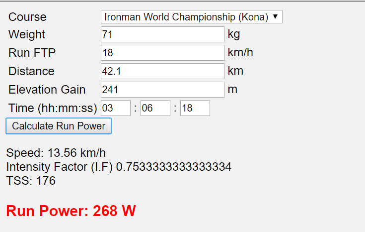 Pacing Ironman with Run Power Alan Couzens